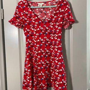 Forever 21 Floral Dress Size Small